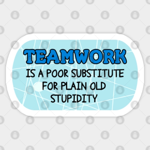 Teamwork Sticker by SnarkCentral